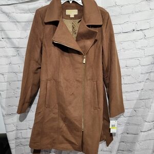 Michael Kors wool blend coat new